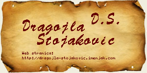 Dragojla Stojaković vizit kartica
